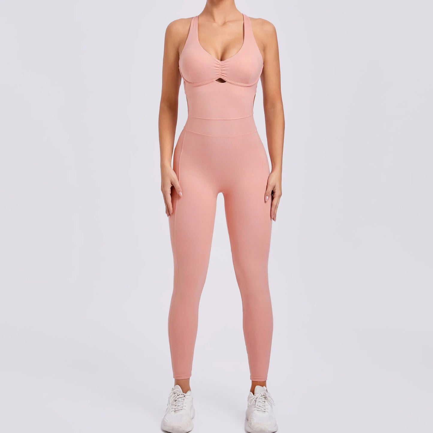 Yoga Set Workout One-piece Suit Women Sports Push Up Yoga Clothes Backless Activewear Fitness Set Women Gym Jumpsuit Female