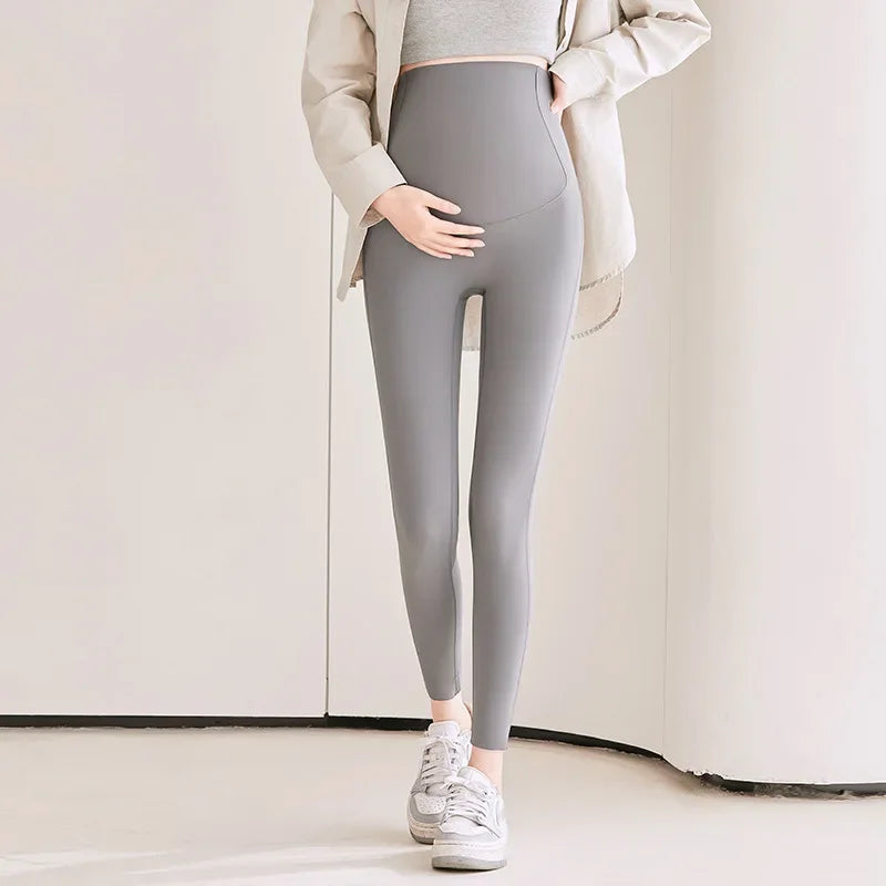 Maternity Wear New Belly Support Pants Maternity Pants Leggings Maternity Leggings Women Slim Pu Pu Clothing Factory