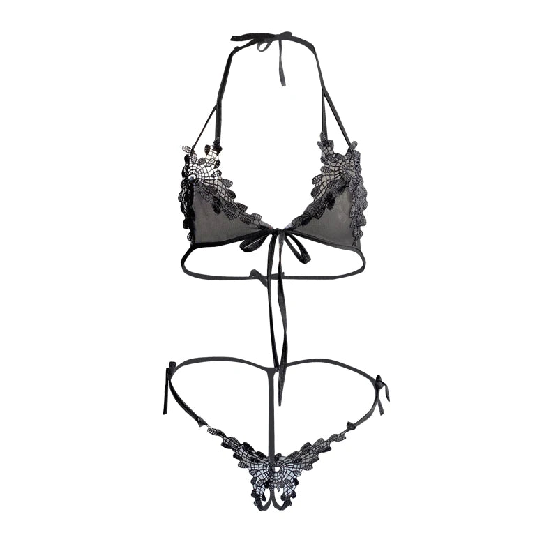 Sexy lingerie set lace Type Women's Bra set No Steel Ring Anti-sagging Gathered Push Up Large Size Thin Section Underwear
