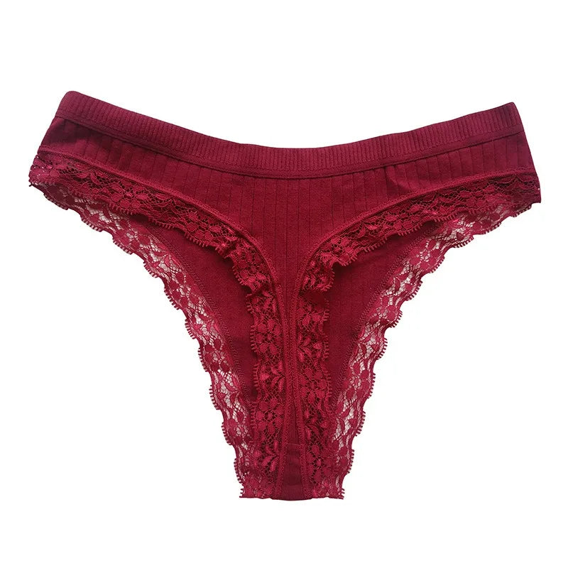 4Pcs/Set Cotton Panties Women G-string Female Underpants Sexy Lingerie M-XL Soft Seamless Underwear Low Waist Panties Intimates
