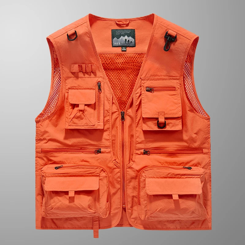2024 New Spring, Autumn, and Summer Versatile Items in Stock, Fashionable and Trendy Wearing Vests, Jeep Men's Wear, Shopping an
