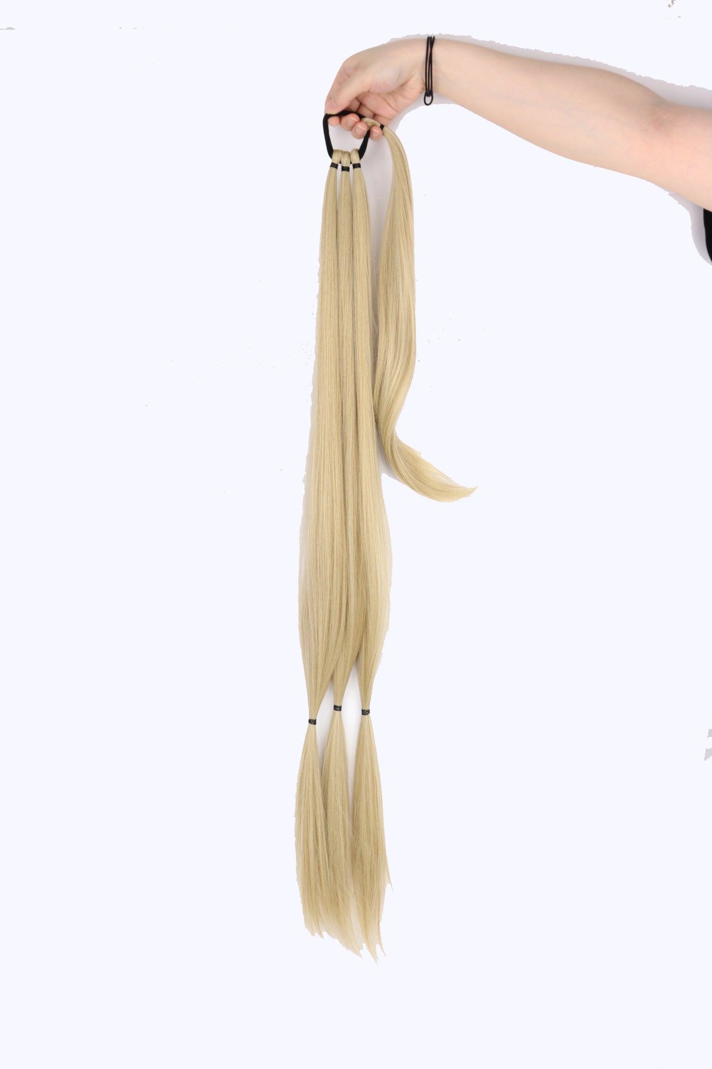 AZQUEEN synthetic Braided ponytail Hairpieces with elastic rubber band Heat-resistant high temperature fiber suitable for women
