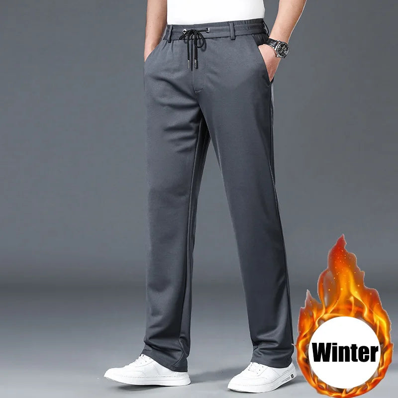 Winter 10XL Oversize Men's Formal Pants Trousers For Men Casual Dress Tailoring Clothes Social Suit Clothing Slacks Pants Mens