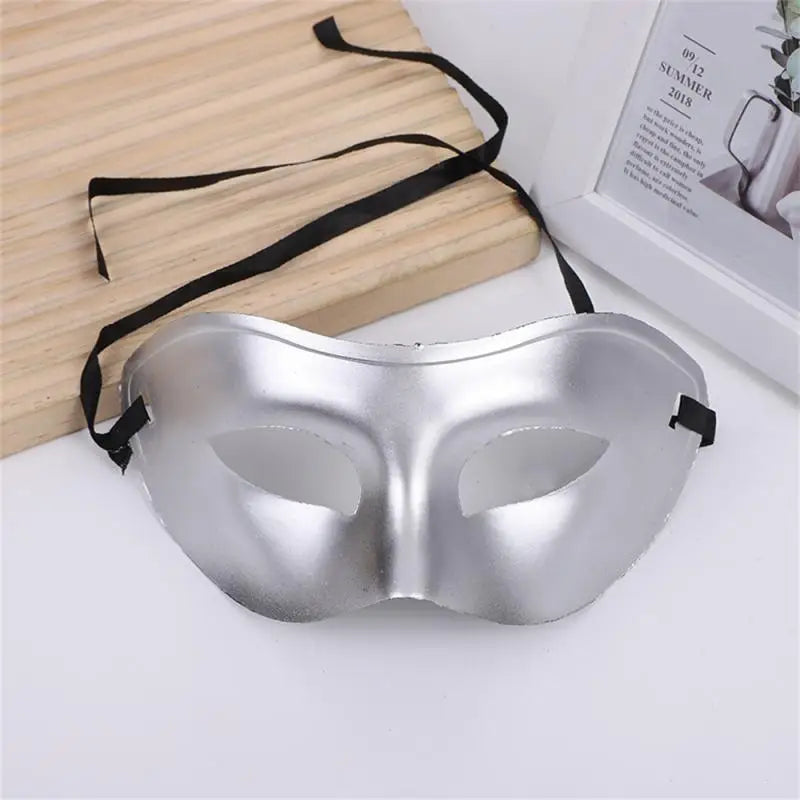 Woman Men Masquerade Mask Prom Retro Pattern Solid Color Masks Mardi Gras Costume Party Easter Wedding Birthday Halloween