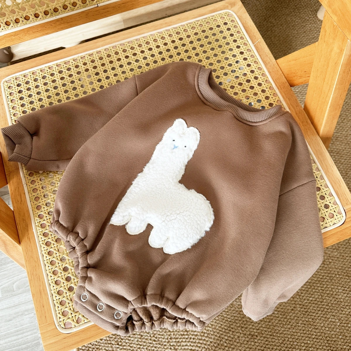 2024 Ins Baby Girls Clothes Fleece Animal Hooded Rompers Baby Boys Toddler Outfits Bodysuit Warm Baby Jumpsuit Autumn Winter
