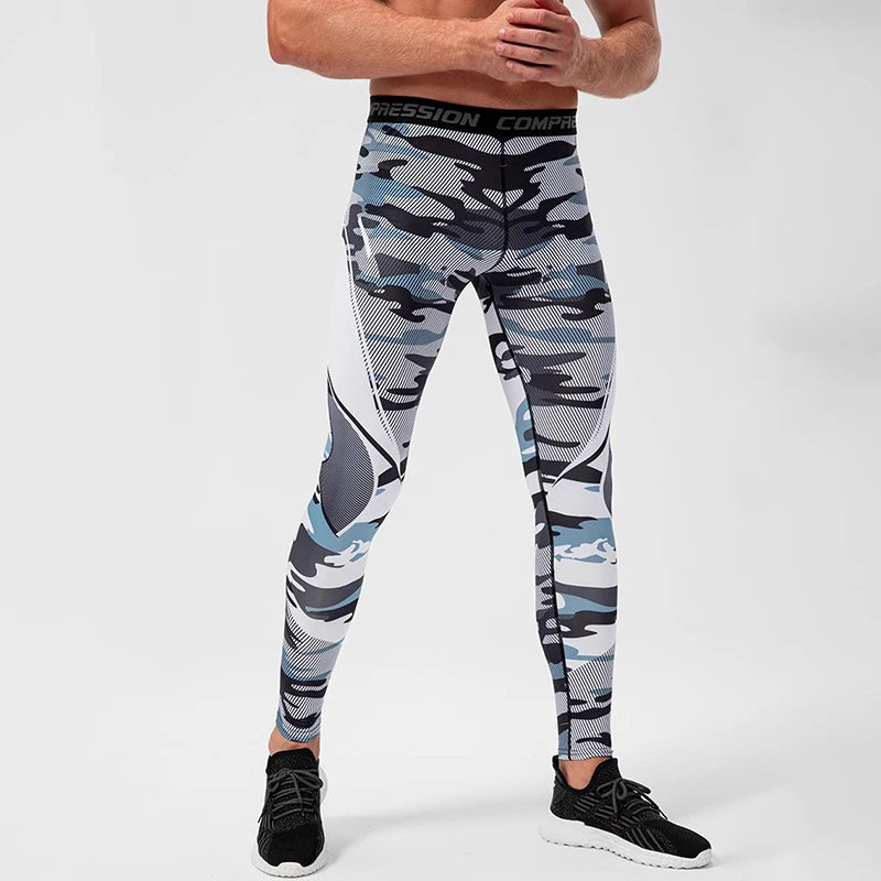 Men's Compression Pants Men Sportswear Training Legging Gym Skinny Trousers Tights Bottoms Jogging Sweatpants Running Pants Men