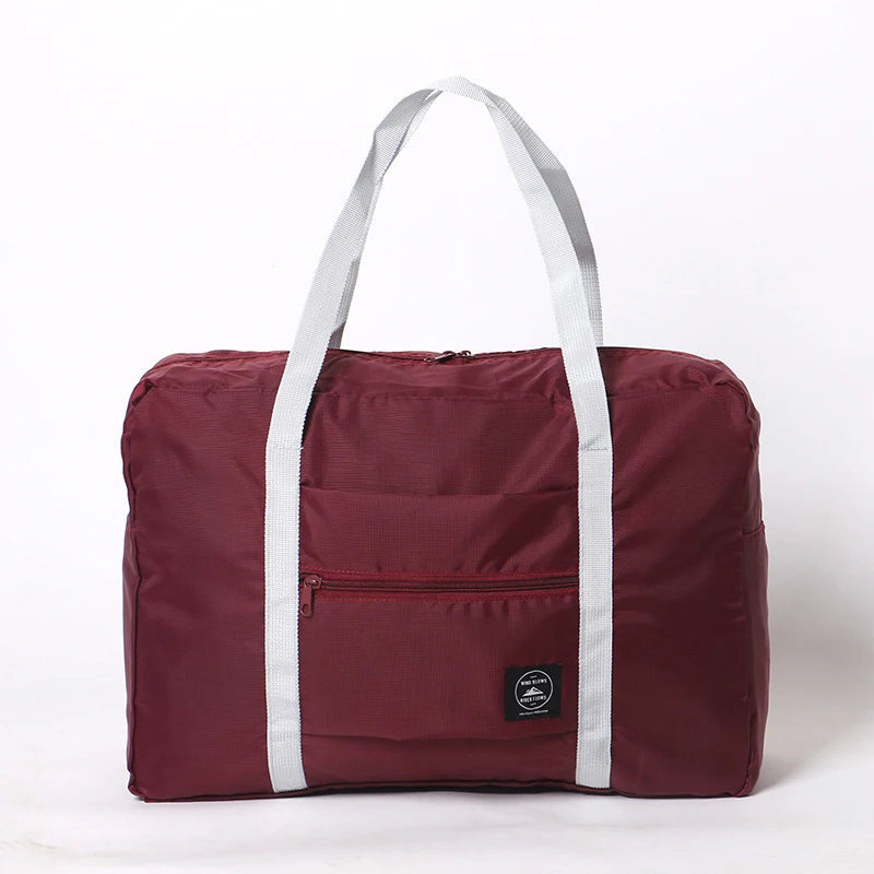 Foldable Travel Storage Bag Large-capacity Baggage Package Portable Multi-function Airplane Handbag Washing Supplies Storage Bag