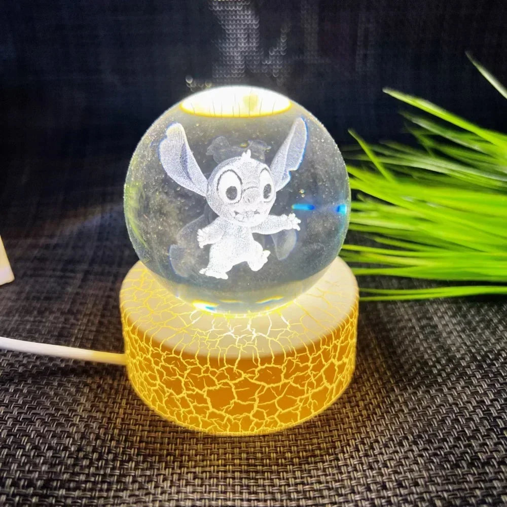 NEWHot Creat Crystal Ball USB Night Light With Milky Way galaxy LED Children Night Lamp For Bedroom Ambient Light Christmas Gift