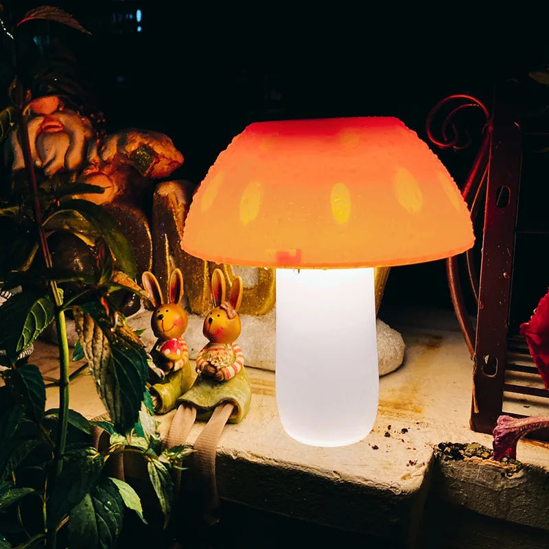 6 heads Solar Mushroom Light Garden Outdoor Waterproof Sunlight Lamps Garden Pathway Easter Halloween Xmas Christmas Decoration