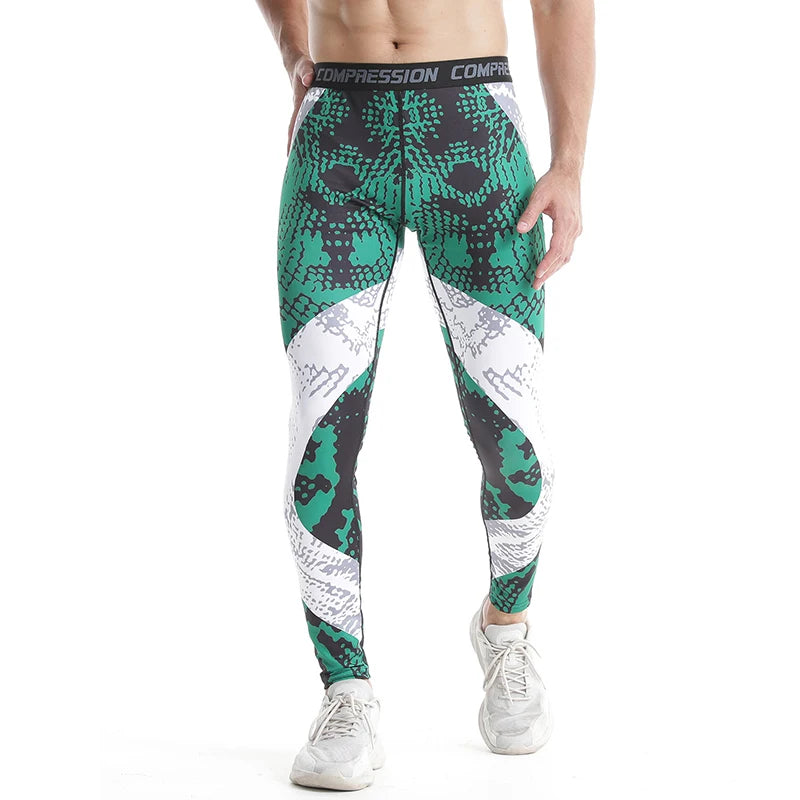 Men's Compression Pants Men Sportswear Training Legging Gym Skinny Trousers Tights Bottoms Jogging Sweatpants Running Pants Men