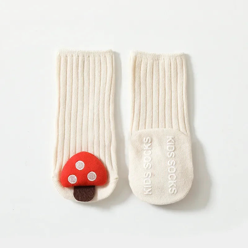 Baby Socks Lovely Doll Cartoon Kids Sock Anti-slip Girl Boy Toddler Floor Socks Spring Autumn Cute Newborn Socken Accessories