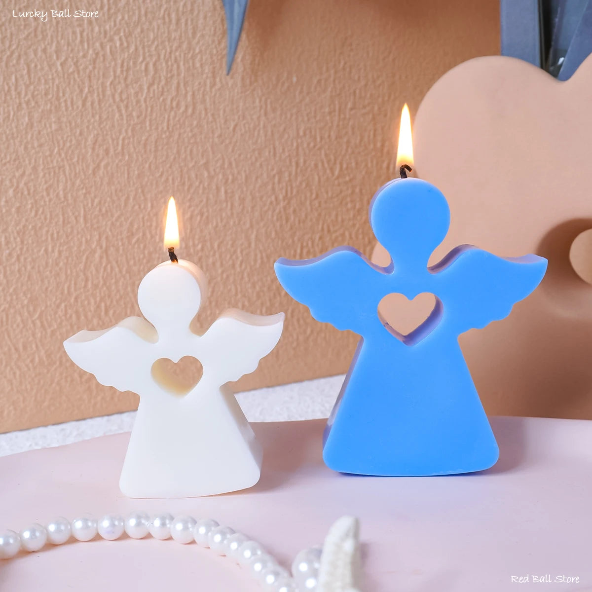 Simplicity Angel House Silicone Mold Chocolate Lollipop Cake Decor Mould Easter Rabbit Candle Resin Concrete Molds Home Decor
