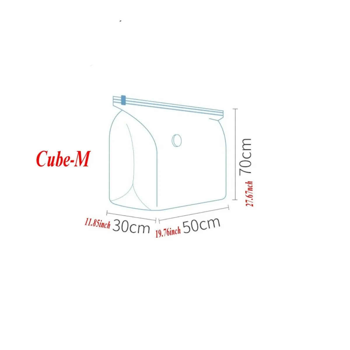 Cube Vacuum Storage Bags umbo Vacuum Seal Bags for Clothes, Bedding, Blanket, Comforter, Duvet, Pillow, Idea for Travel & Closet