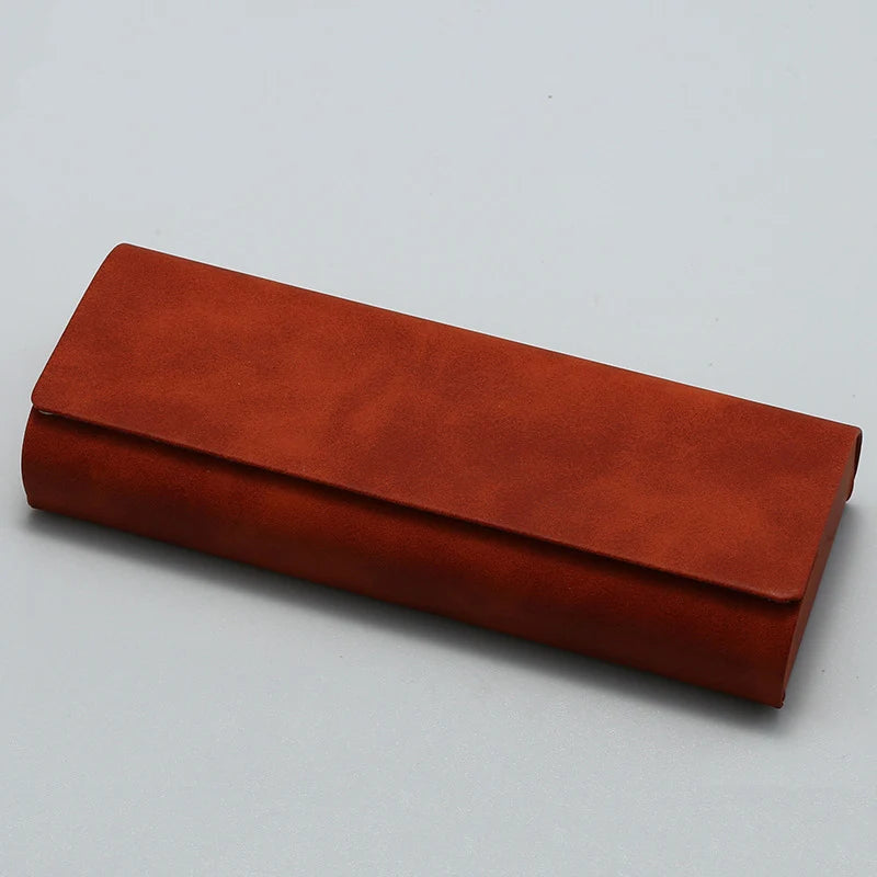 1pc Hand Shell PU Leather Glasses Protector Case Durable Portable Storage Bag Eyewear Holder Protective Eye Glasses Case