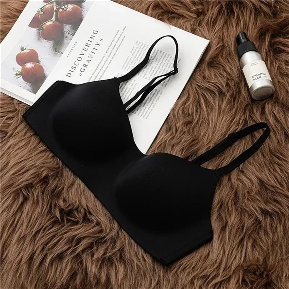 Seamless Tube Top Bras Women Underwear Small Chest Bras Women's Upper Support Bra Non-Wire Female Sexy Lingerie Solid Intimates