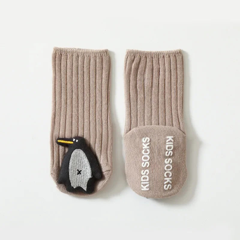 Baby Socks Lovely Doll Cartoon Kids Sock Anti-slip Girl Boy Toddler Floor Socks Spring Autumn Cute Newborn Socken Accessories