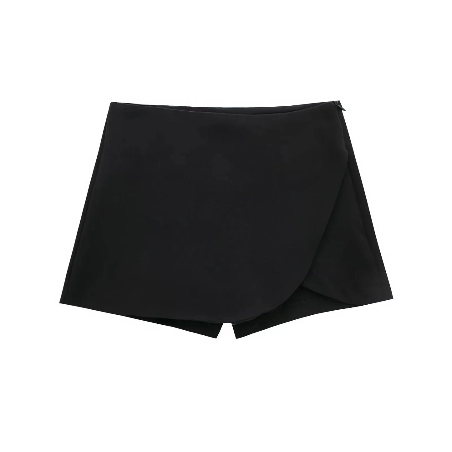 Women High Waist Brown Skirt Pants Stylish Summer Pink Black Mini Skirt Shorts Asymmetric Casual Off White Skort