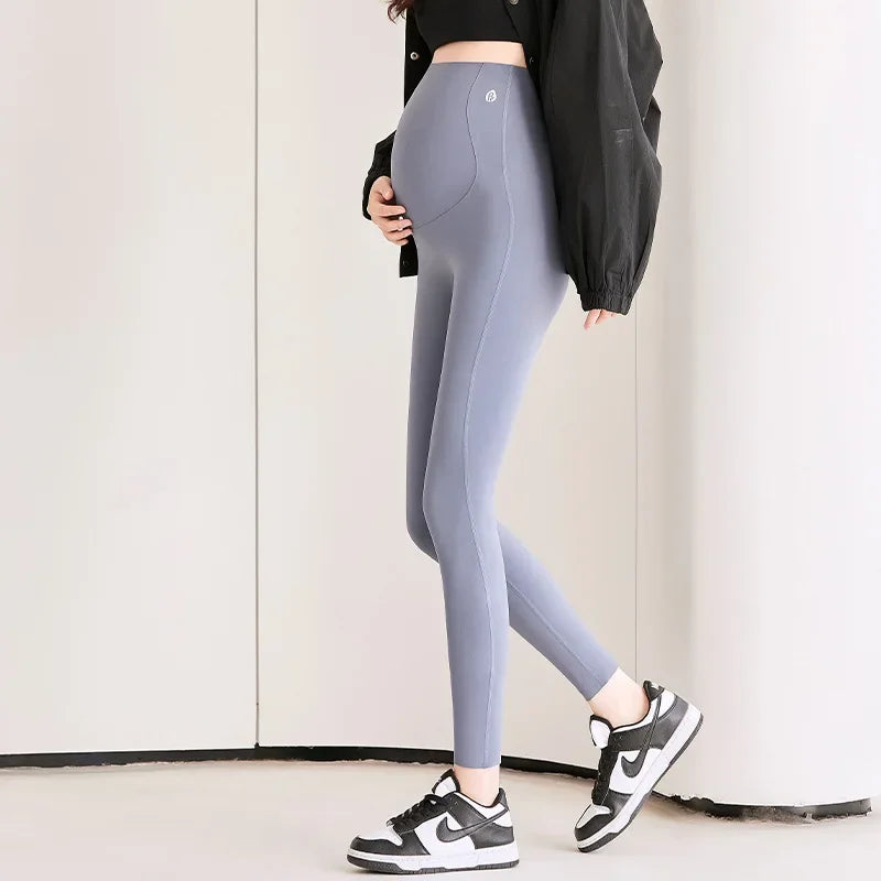 Maternity Wear New Belly Support Pants Maternity Pants Leggings Maternity Leggings Women Slim Pu Pu Clothing Factory