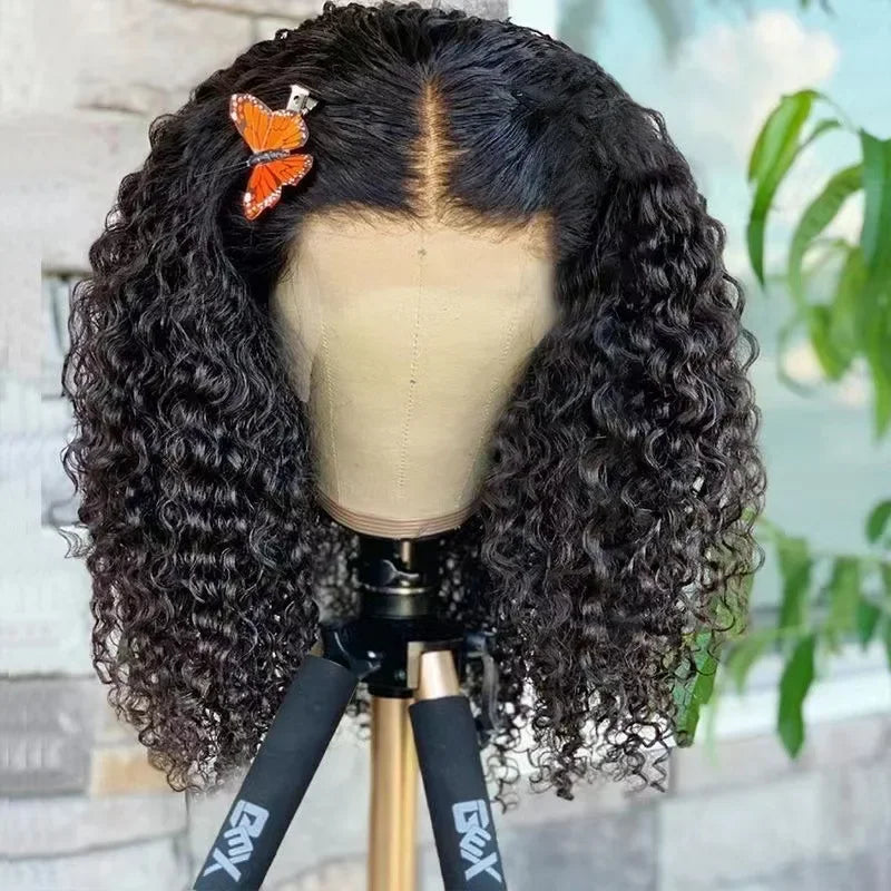 Fashionable Short Curly African Hair Wig Natural Lace Front Wig Full Head Coverage Hair Extensions Popular Selling
