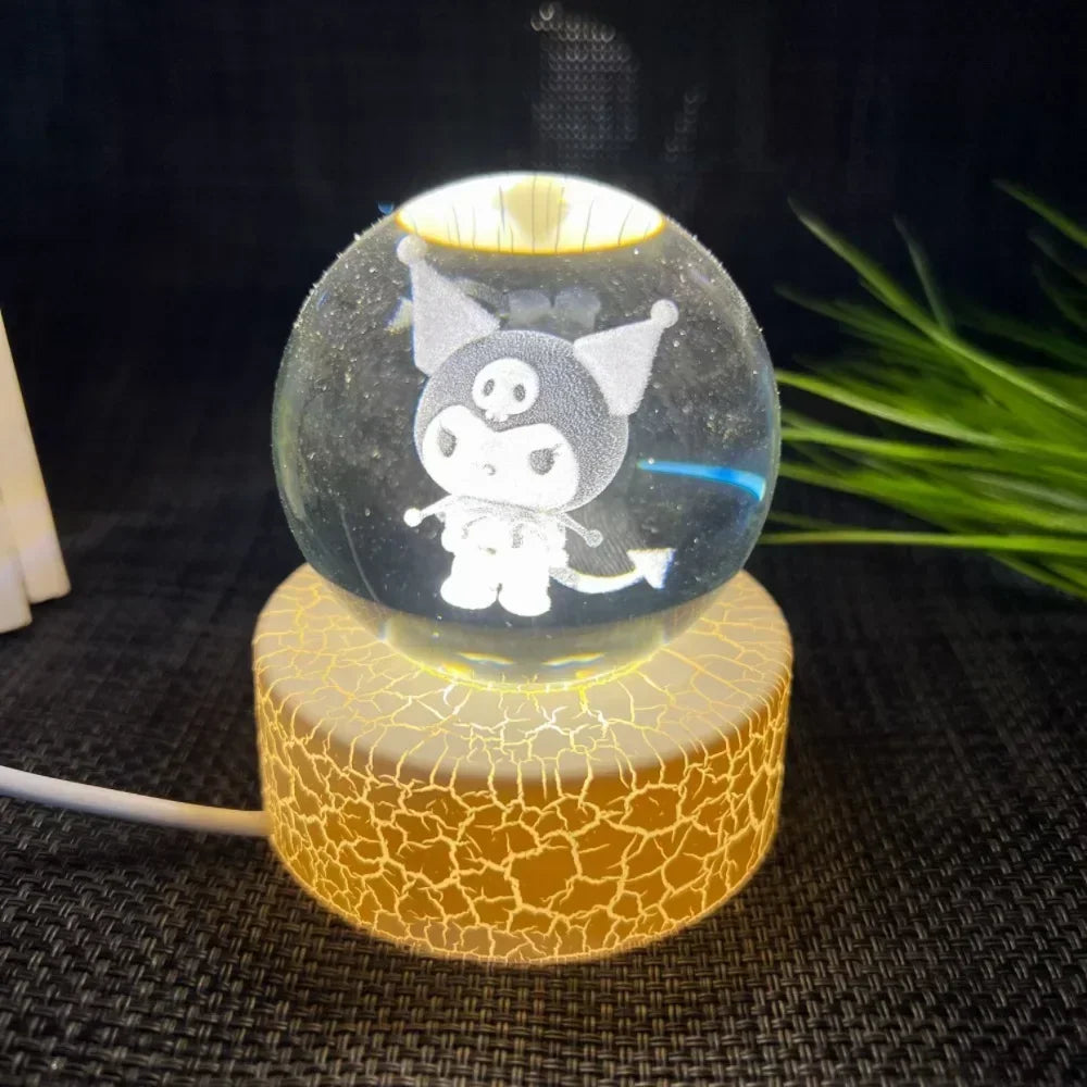 NEWHot Creat Crystal Ball USB Night Light With Milky Way galaxy LED Children Night Lamp For Bedroom Ambient Light Christmas Gift