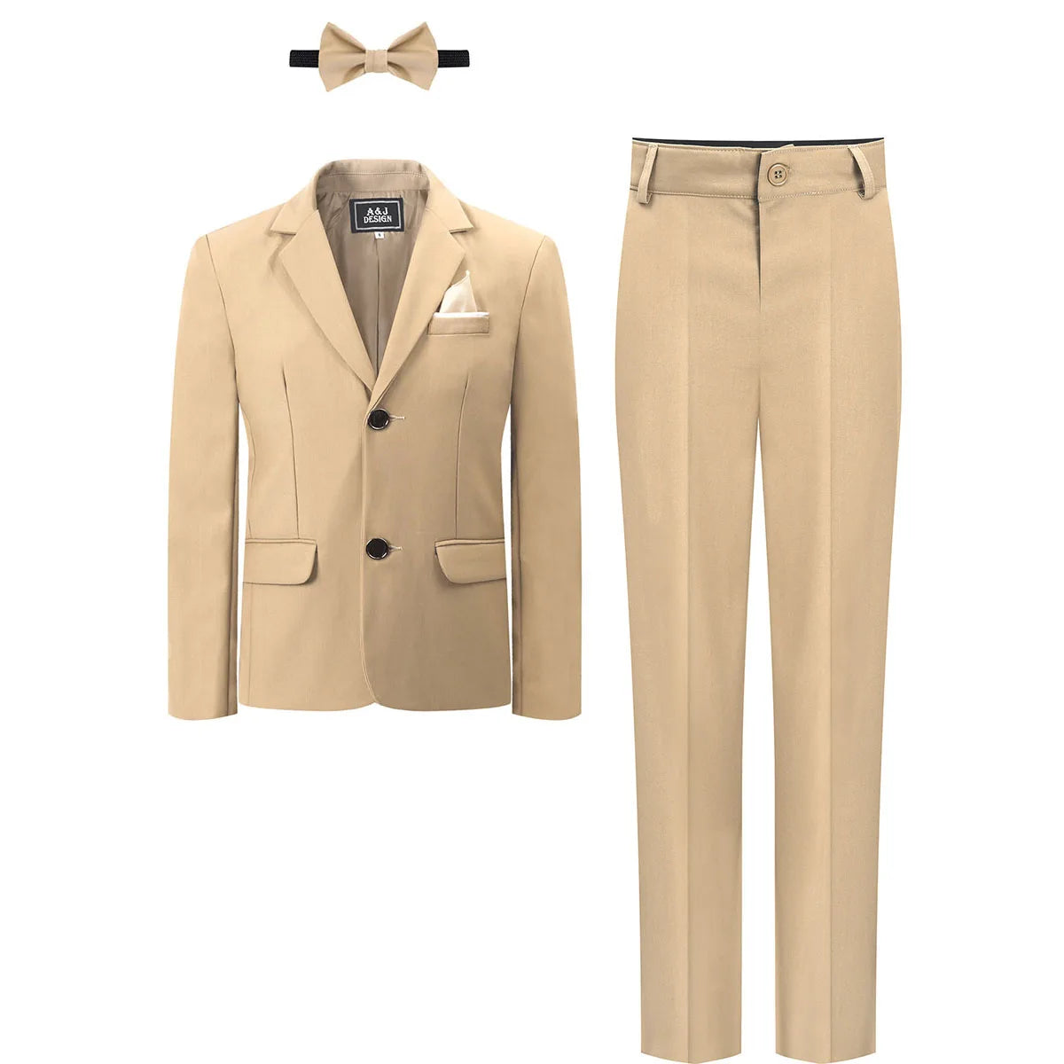 Suit for Kids Boys Easter Outfit Church Party Blazer Wedding Ceremony Flower Piano Performance Birthday Gift Clothes Set 3 PCS