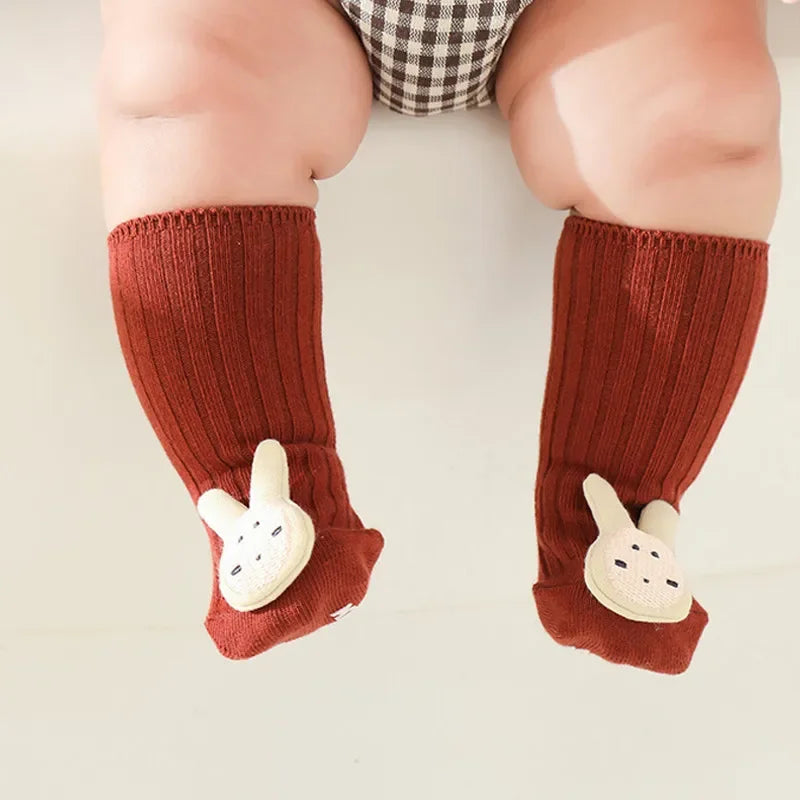 Baby Socks Lovely Doll Cartoon Kids Sock Anti-slip Girl Boy Toddler Floor Socks Spring Autumn Cute Newborn Socken Accessories