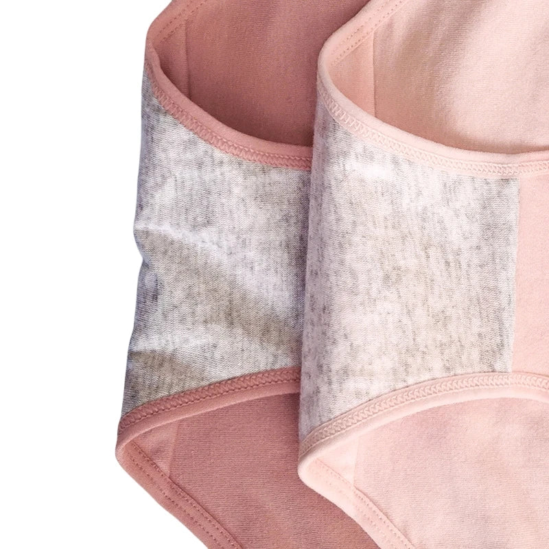 2Pcs/Set Cotton Panties Women Seamless Underwear High Rise Panties Solid Color Female Underpants Sexy Lingerie M-XXXL Comfort