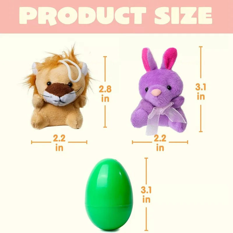 Rabbit Shaped Tabletop Hand and Foot Print Wooden Decorative Keepsake Plaque Is Suitable for Easter 12 Pcs Prefilled Easter Eggs