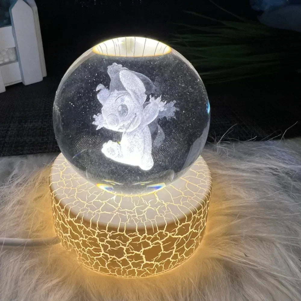 NEWHot Creat Crystal Ball USB Night Light With Milky Way galaxy LED Children Night Lamp For Bedroom Ambient Light Christmas Gift