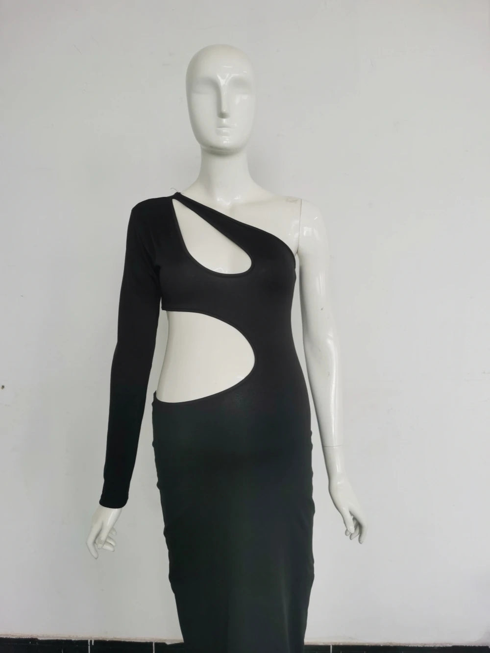 Slope Shoulder Skinny Maternity Photography Dress Stretchy Pregnant Woman Photo Shoot Dress