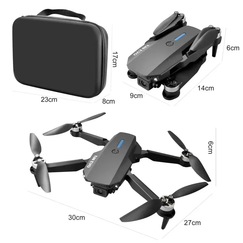 NEW E88 EVO Mini Drone Brushless Motor Optical Flow RC Aircraft E88MAX Upgraded Version Children's Toys