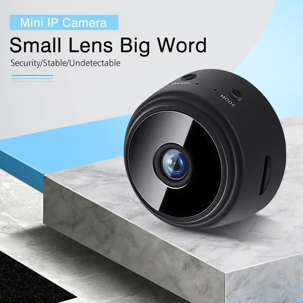 Home indoor 360°Bracket rotating wireless camera WiFi monitoring network high-definition outdoor sports portable mini smart security camera