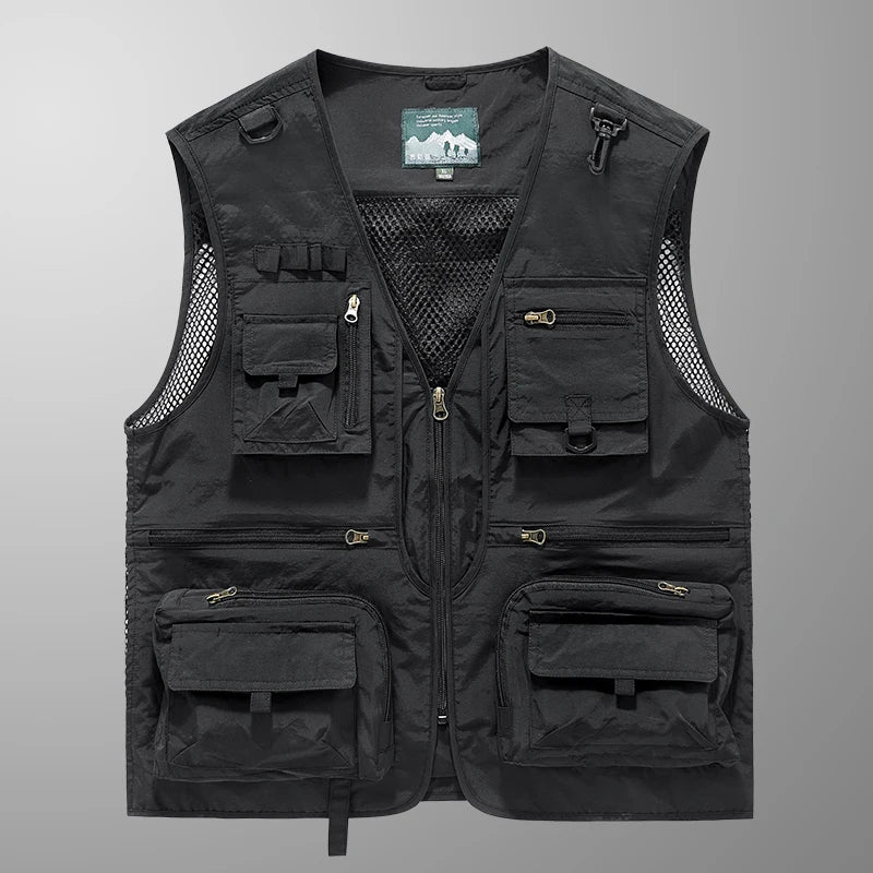 2024 New Spring, Autumn, and Summer Versatile Items in Stock, Fashionable and Trendy Wearing Vests, Jeep Men's Wear, Shopping an