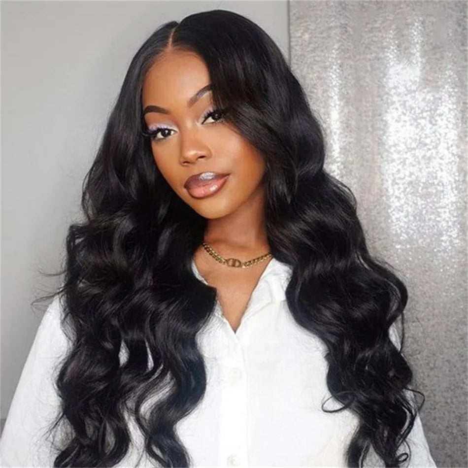 Body Wave V Part Wig Human Hair Machine Made Remy Brazilian Human Hair Wigs 100% Loose Wavy V Part Human Hair Wigs Women On Sale