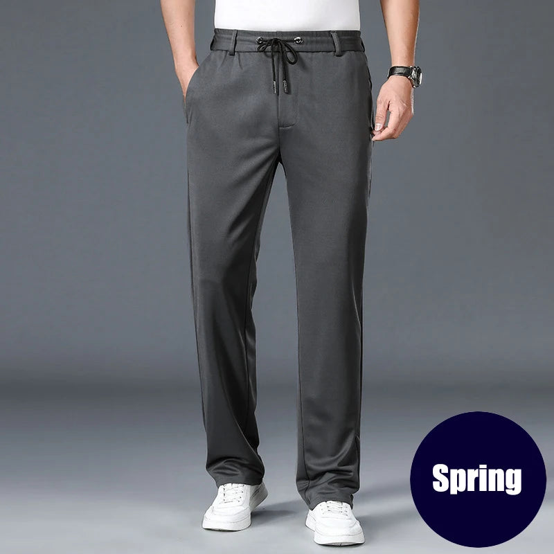 Winter 10XL Oversize Men's Formal Pants Trousers For Men Casual Dress Tailoring Clothes Social Suit Clothing Slacks Pants Mens