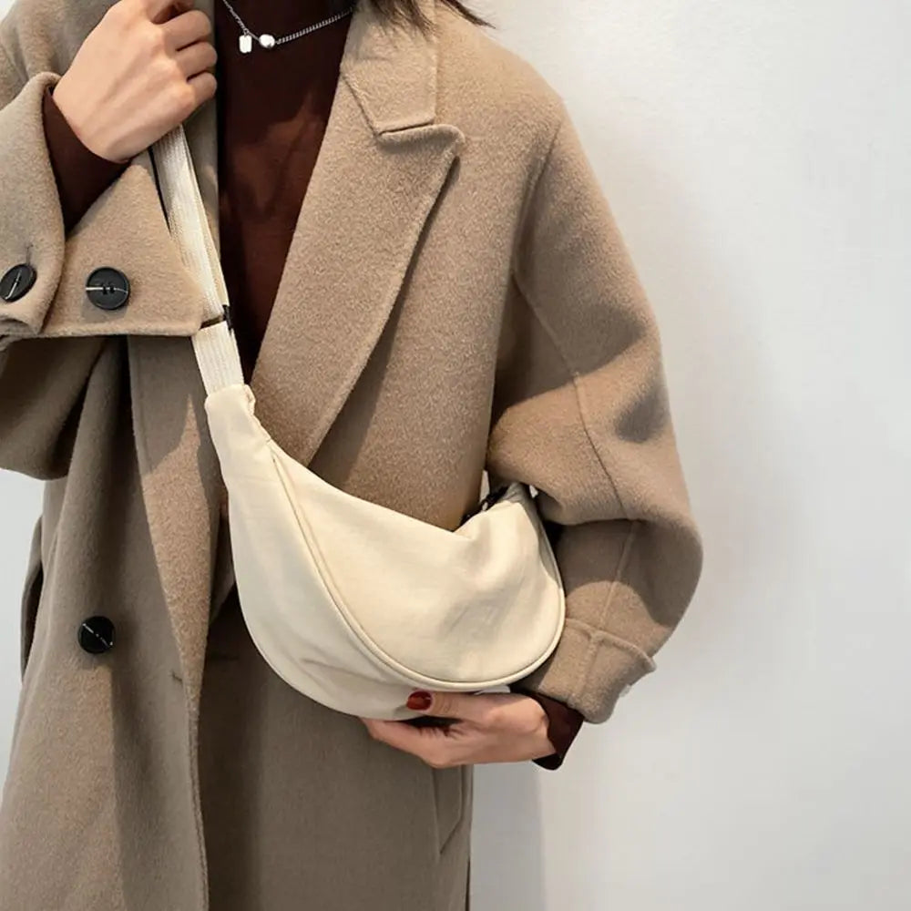 Fashion Nylon Casual Hobos Chest Bag Underarm Bag Crossbody Bag For Women Students Shoulder Cross Body Bag