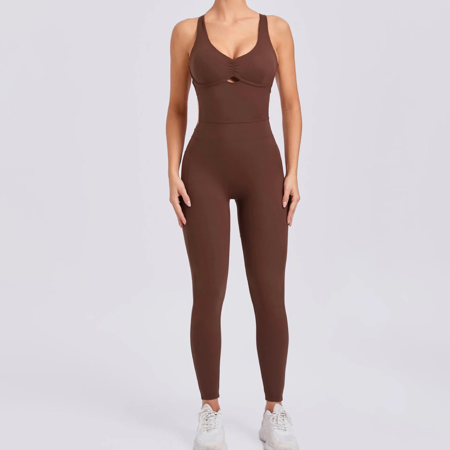 Yoga Set Workout One-piece Suit Women Sports Push Up Yoga Clothes Backless Activewear Fitness Set Women Gym Jumpsuit Female