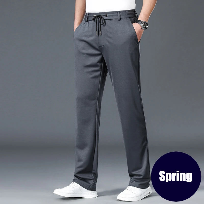 Winter 10XL Oversize Men's Formal Pants Trousers For Men Casual Dress Tailoring Clothes Social Suit Clothing Slacks Pants Mens