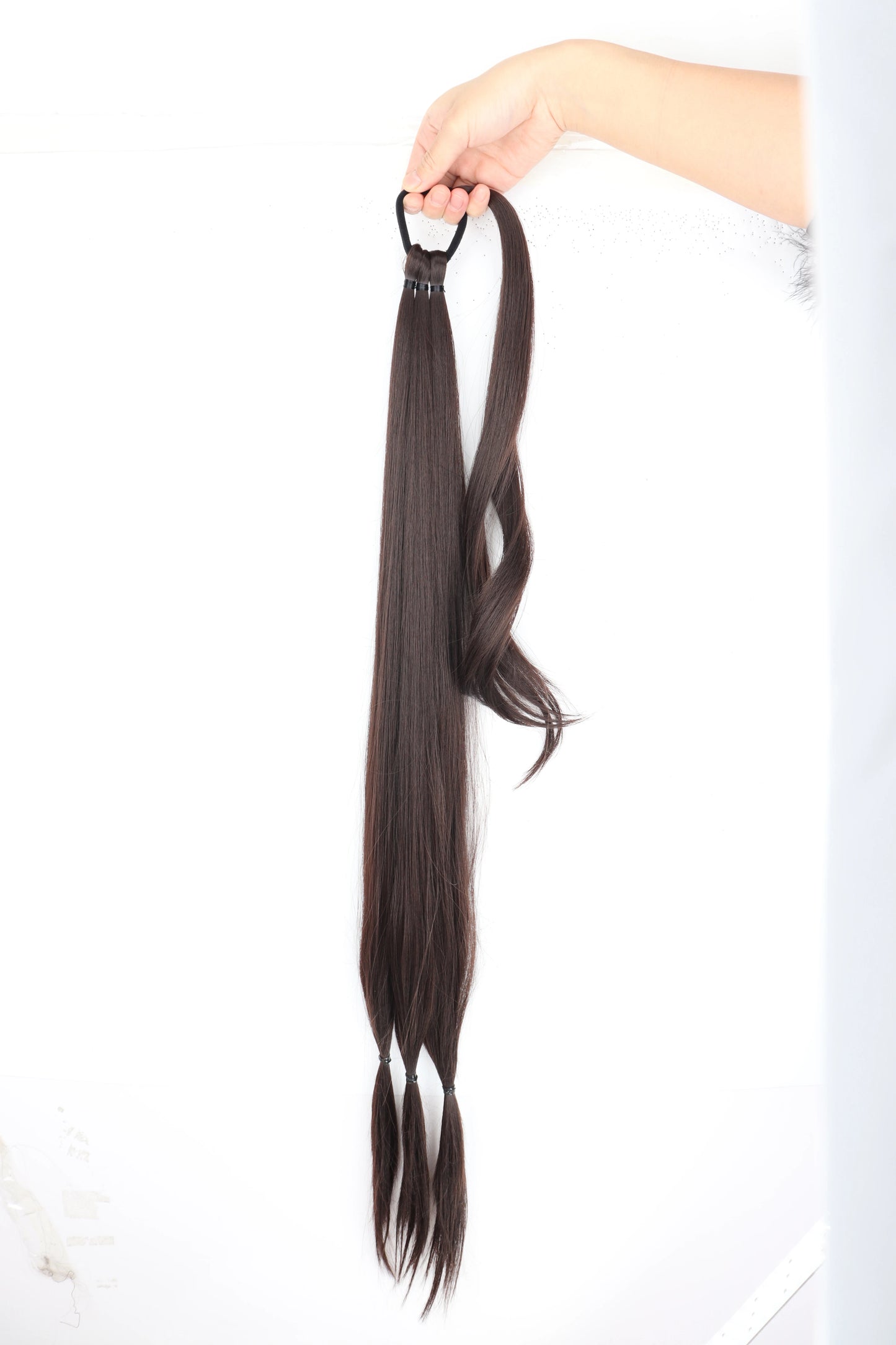 AZQUEEN synthetic Braided ponytail Hairpieces with elastic rubber band Heat-resistant high temperature fiber suitable for women