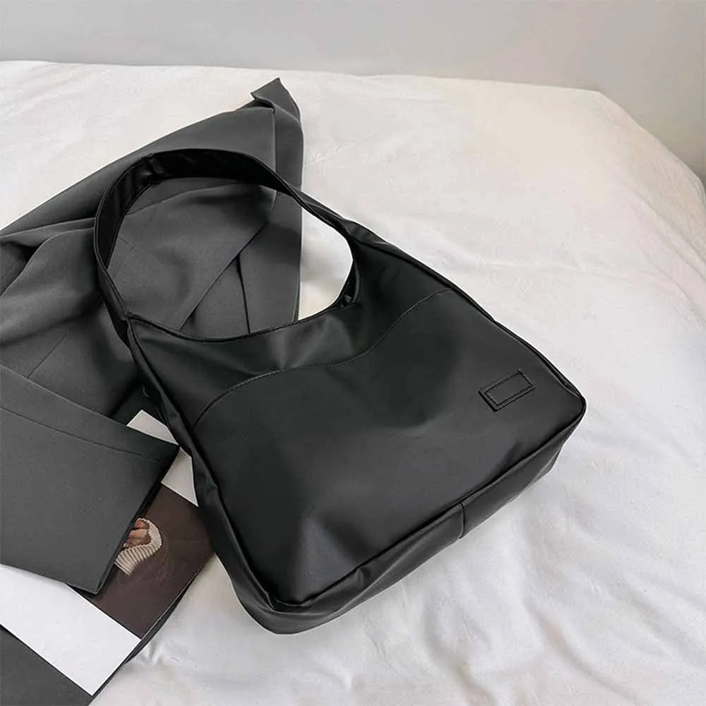 Fashionable and Minimalist Retro Shoulder Bag, Handbag, Casual Commuting Trend, Large Capacity Tote Bag-zmt