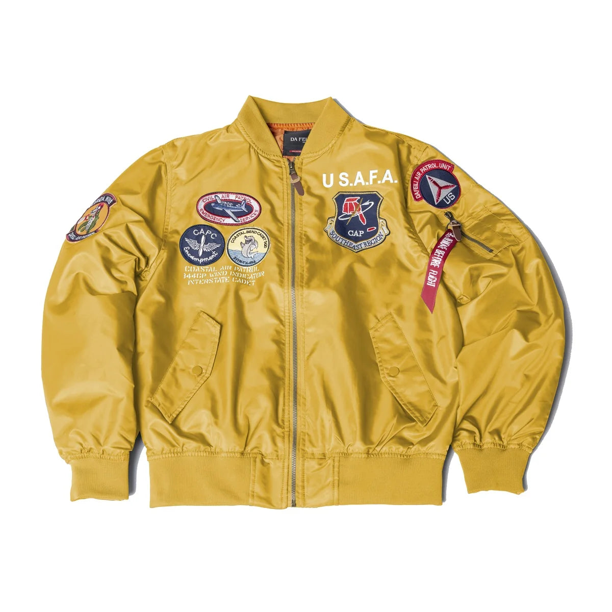 2024 Embroidered Military Patches vintage men thin clothes brands Top gun MA1 bomber flihgt jacket pilot coat windbreaker