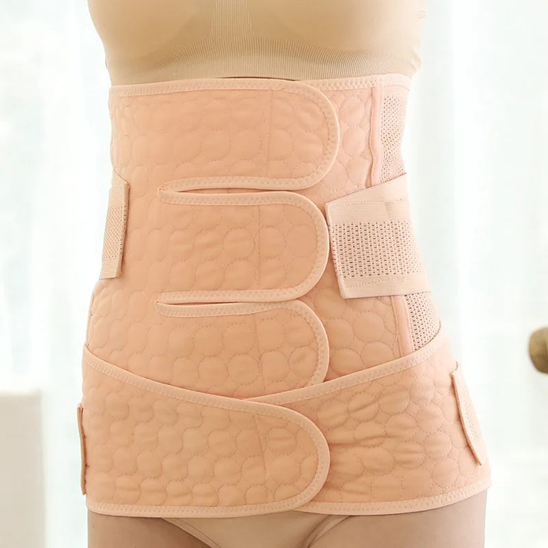 Waist Trainer Body Maternity Postpartum Belt Bandage Slimming Corset Corsets Women Shaper Shapewear White Pink Green