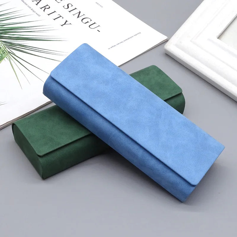 1pc Hand Shell PU Leather Glasses Protector Case Durable Portable Storage Bag Eyewear Holder Protective Eye Glasses Case