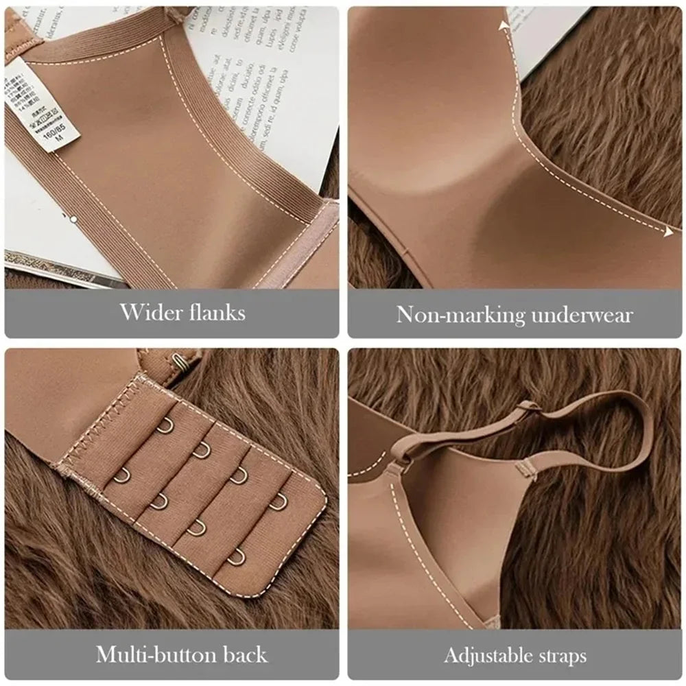 Seamless Tube Top Bras Women Underwear Small Chest Bras Women's Upper Support Bra Non-Wire Female Sexy Lingerie Solid Intimates