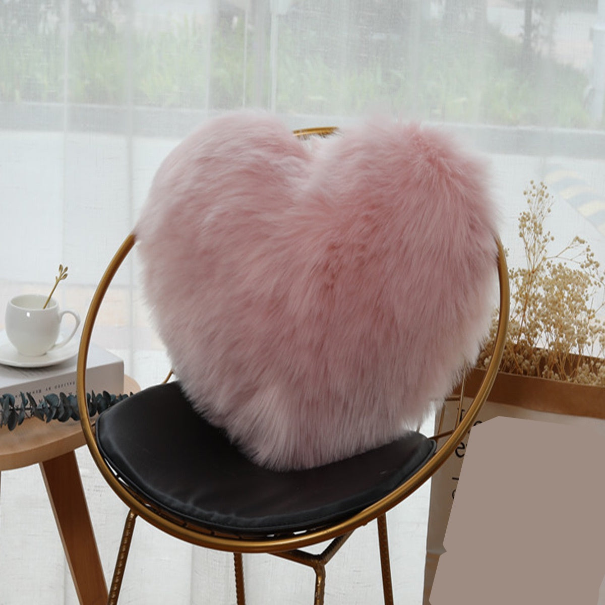1pc Soft and Cozy Pink Heart Pillowcase for Living Room, Sofa, and Bedroom - Perfect for Adding a Touch of Romance and Comfort to Your Home Decor