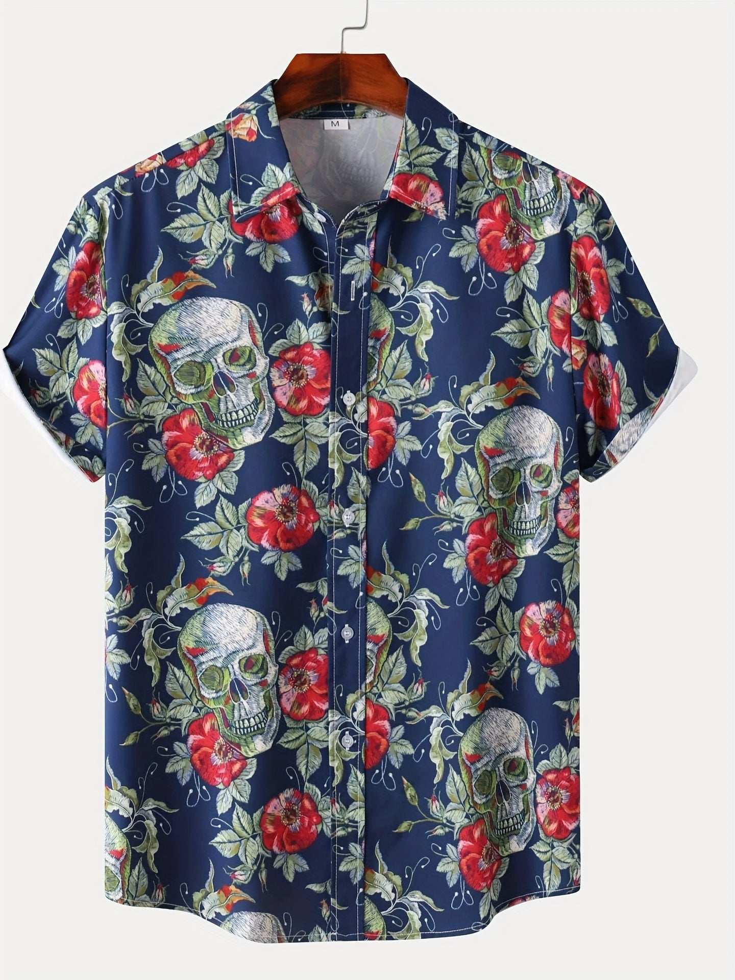 Autumn Breeze Short Sleeve Shirt - Vibrant Autumn-Inspired Print Design for Men, Perfect for Casual Wear - Latest 2022 Fashion Trend, Unique Halloween-Themed Design