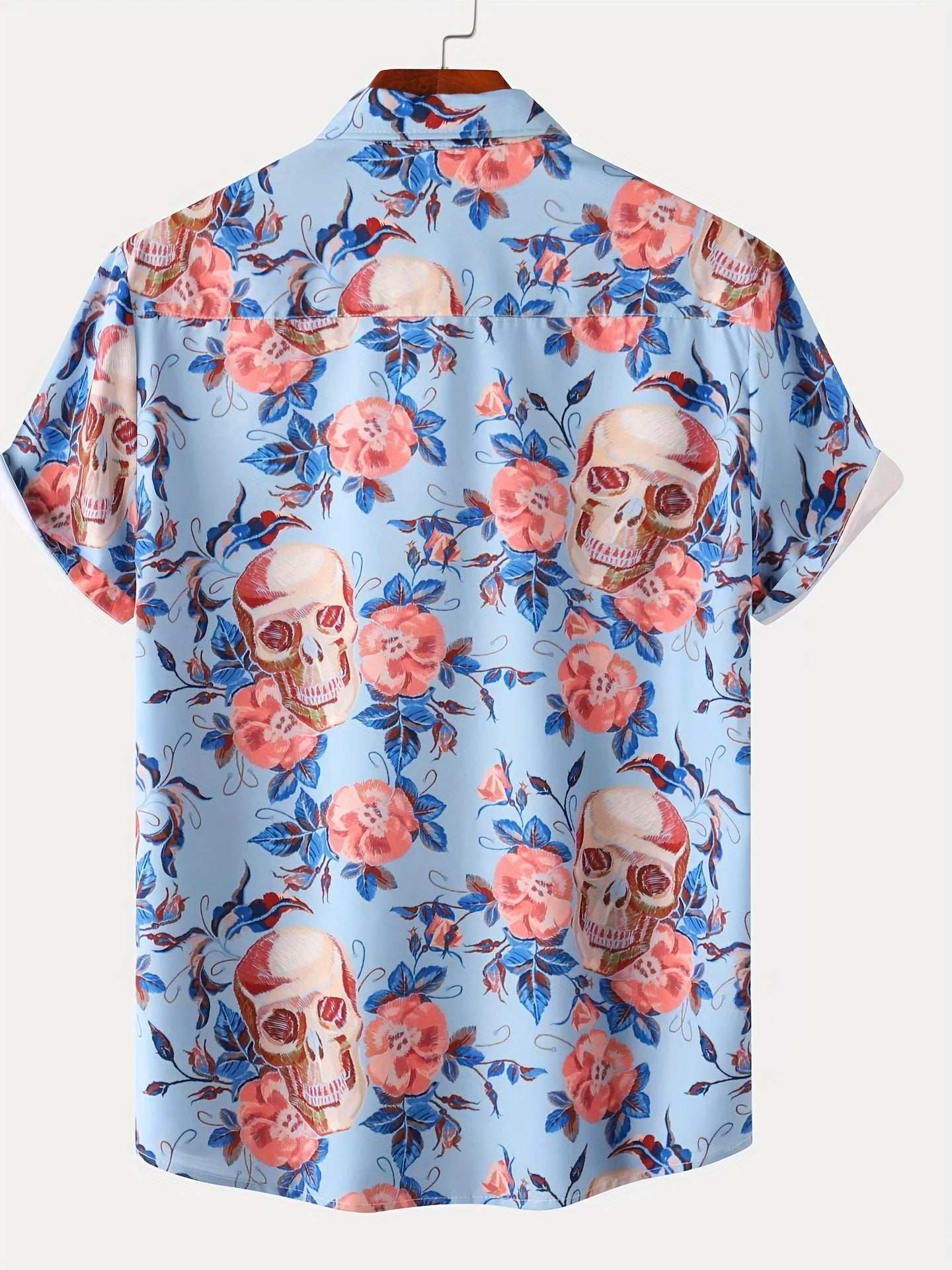 Autumn Breeze Short Sleeve Shirt - Vibrant Autumn-Inspired Print Design for Men, Perfect for Casual Wear - Latest 2022 Fashion Trend, Unique Halloween-Themed Design