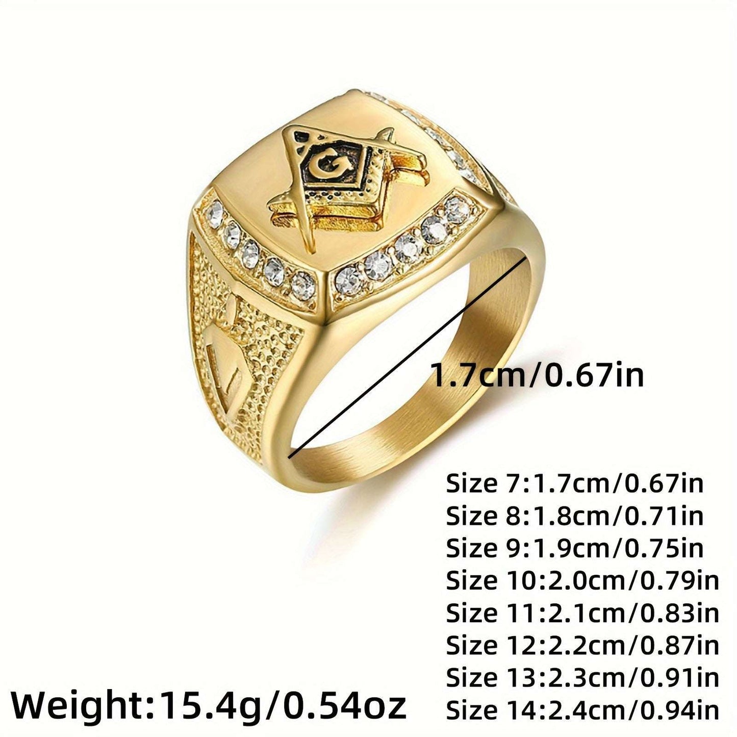 1pc Punk Vintage Men's Stainless Steel Signet Ring, Valentine's Day Gift For Men/Boyfriend/Dad