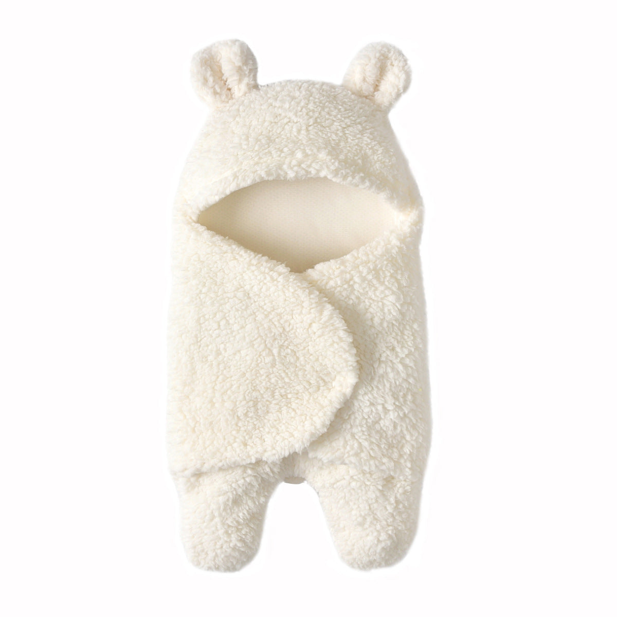 Newborn Winter Fleece Teddy Bear Ultra Soft Swaddle - Cozy & Warm - For Christmas, Halloween, Thanksgiving Day - Perfect Gift for Baby Boys & Girls - Suitable for Winter