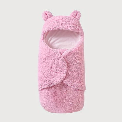 Newborn Winter Fleece Teddy Bear Ultra Soft Swaddle -  Cozy & Warm - For Christmas, Halloween, Thanksgiving Day - Perfect Gift for Baby Boys & Girls -  Suitable for Winter